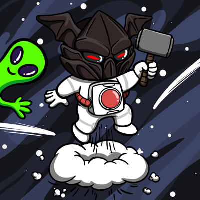 DoomStreak astronaut NFT artwork 5